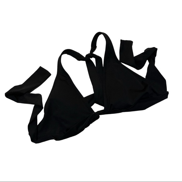 Xhilaration Other - Mix and Match 2/$10 Swim Separates Mossimo black halter bikini top Medium